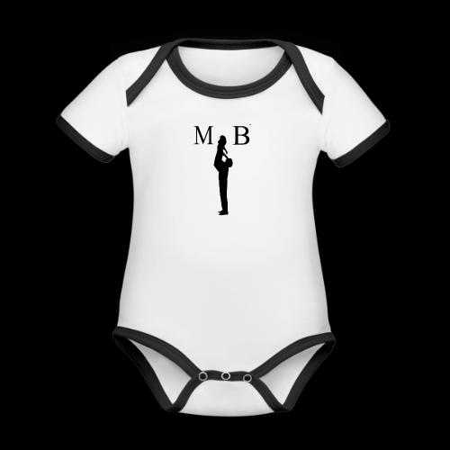 MyB - Organic Contrast SS Baby Bodysuit