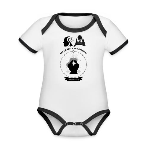 Love & Faith - Organic Contrast SS Baby Bodysuit