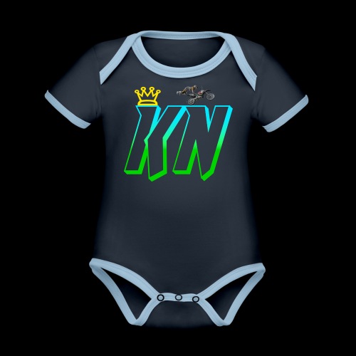 2018 keag and Nate Logo - Organic Contrast SS Baby Bodysuit