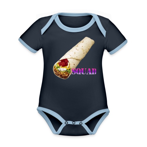 Burrito Squad (OFFICAL) - Organic Contrast SS Baby Bodysuit