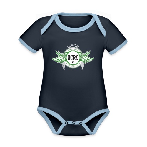 Rock City Roller Derby - Organic Contrast SS Baby Bodysuit