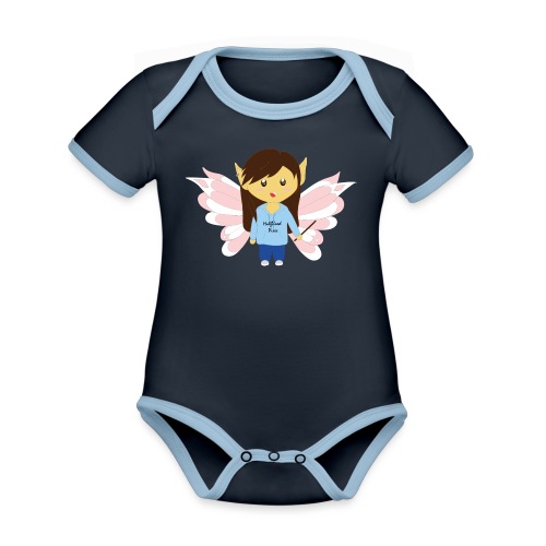 Cute HalfbloodPixie - Organic Contrast SS Baby Bodysuit