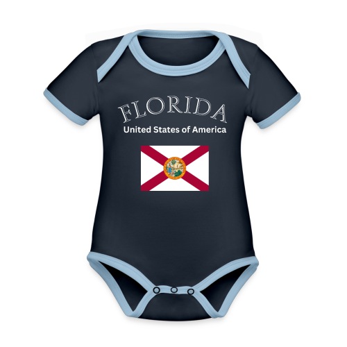 Florida State Merch Designs: Elevate Your Fandom - Organic Contrast Short Sleeve Baby Bodysuit