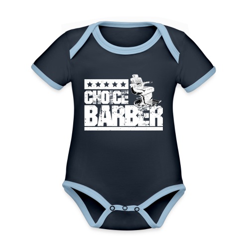 Choice Barber 5-Star Barber T-Shirt - Organic Contrast SS Baby Bodysuit