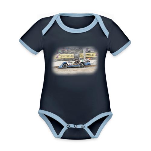 Johnathan Davenport's #49 B - Organic Contrast SS Baby Bodysuit