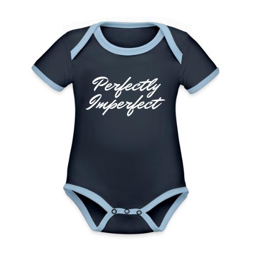 Perfectly Imperfect Merch - Organic Contrast SS Baby Bodysuit