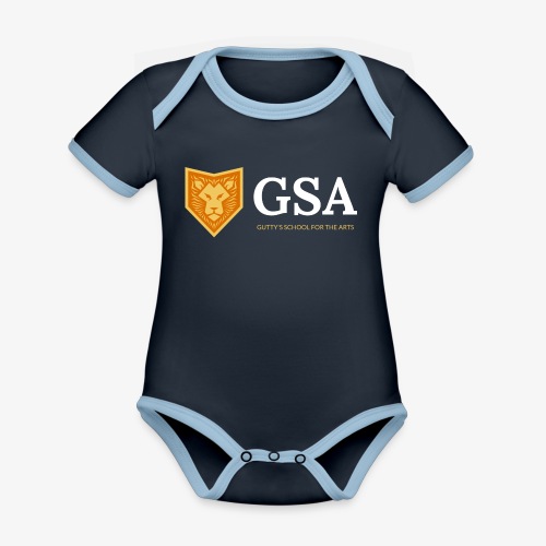 GSA LOGO landscape - Organic Contrast SS Baby Bodysuit