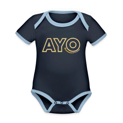 AyoGaming's Logo v1 - Organic Contrast SS Baby Bodysuit
