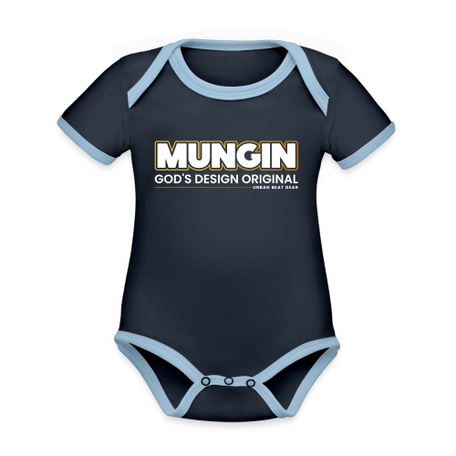 Mungin Family Brand - Organic Contrast SS Baby Bodysuit
