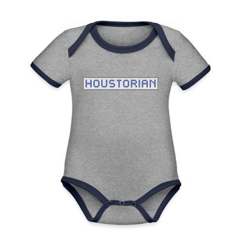 Houstorian long - Organic Contrast SS Baby Bodysuit