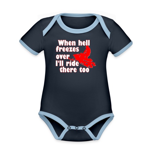 When Hell Freezes Over - Organic Contrast SS Baby Bodysuit