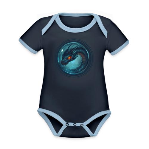 Dragon Sphere - Organic Contrast SS Baby Bodysuit