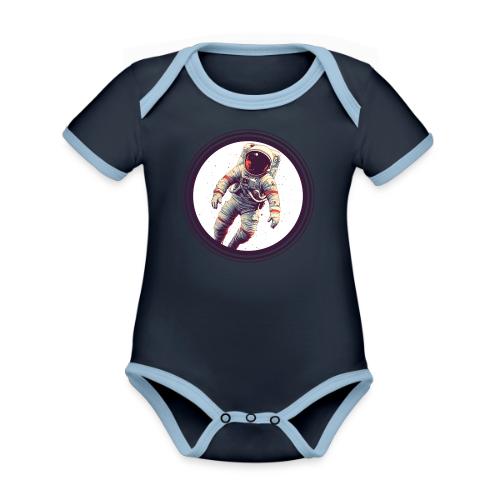 Astronaut: From Earth to the cosmos - Organic Contrast SS Baby Bodysuit