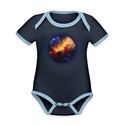 Nebula Dreams - Organic Contrast SS Baby Bodysuit