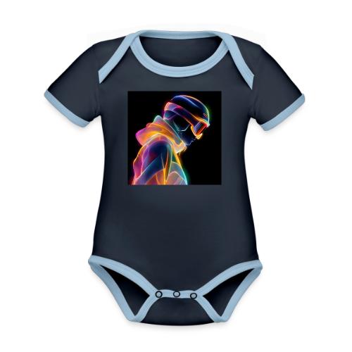 Snowboarding: Neon Gravity Ride - Organic Contrast SS Baby Bodysuit