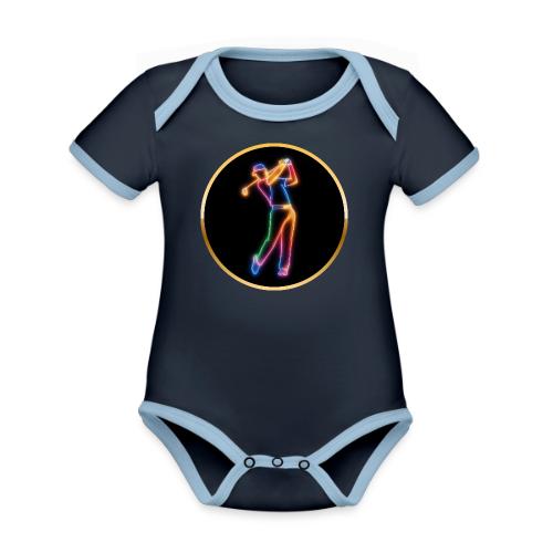Golf: Spectrum Swing - Organic Contrast SS Baby Bodysuit