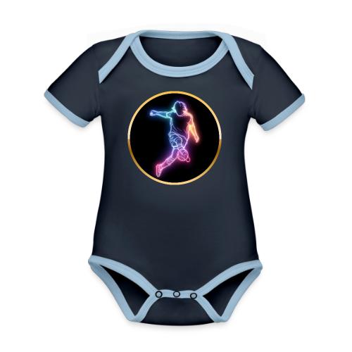 Soccer: Neon Goal Fusion - Organic Contrast SS Baby Bodysuit