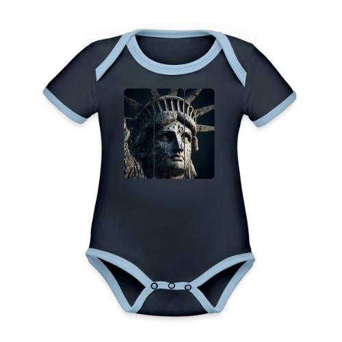 USA: Liberty in Shadows - Organic Contrast SS Baby Bodysuit