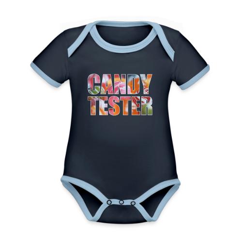 Candy Tester Delight - Organic Contrast SS Baby Bodysuit