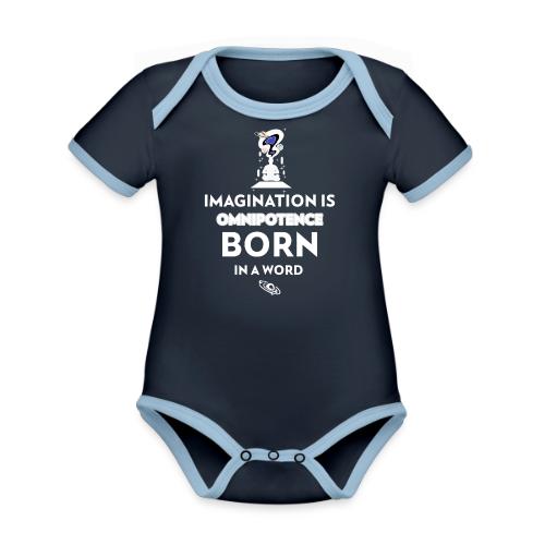 Imagination Is Omnipotence - Organic Contrast SS Baby Bodysuit