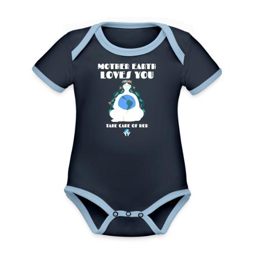 Mother Earth - Organic Contrast SS Baby Bodysuit