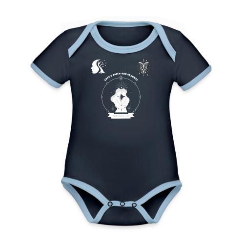Love & Faith - Organic Contrast SS Baby Bodysuit
