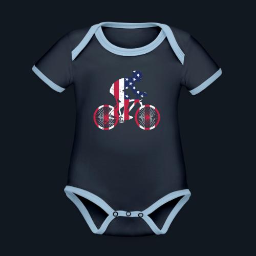 American Cyclist - Organic Contrast SS Baby Bodysuit