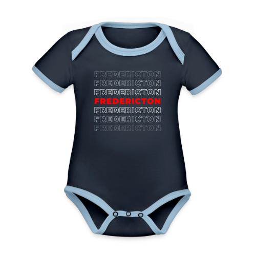Fredericton Frame - Organic Contrast SS Baby Bodysuit