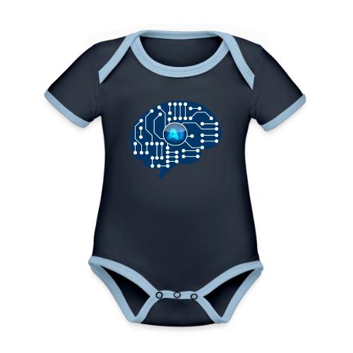 AI: Mind Wired - Organic Contrast SS Baby Bodysuit