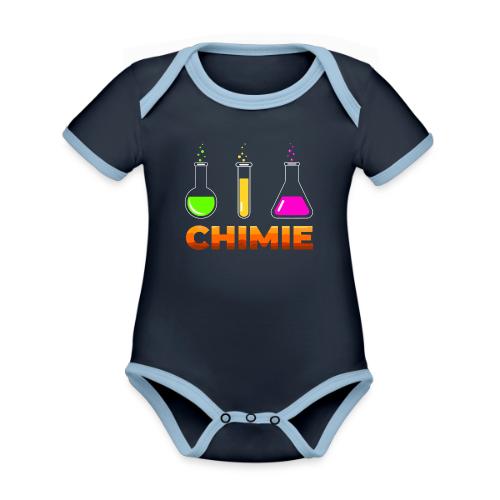 Chemistry: Moving Elements - Organic Contrast SS Baby Bodysuit