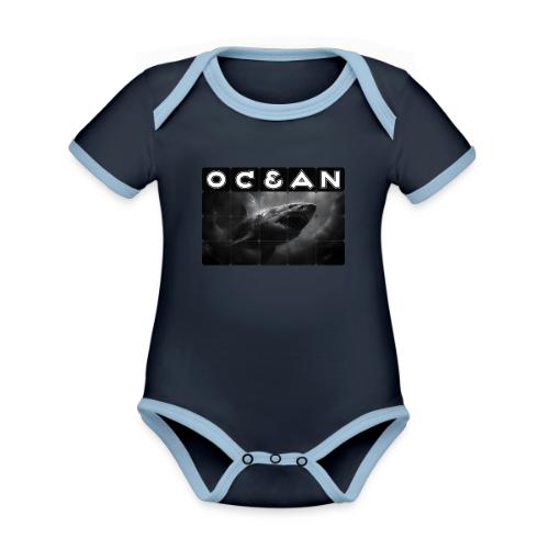 Ocean: Abyssal Terror - Organic Contrast SS Baby Bodysuit