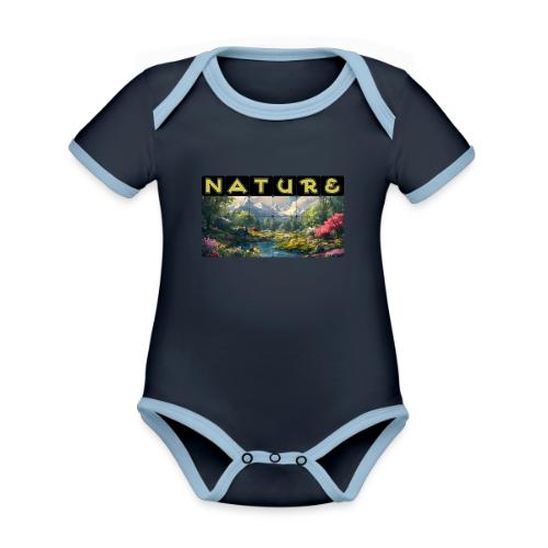 Nature: Spring Awakening - Organic Contrast SS Baby Bodysuit