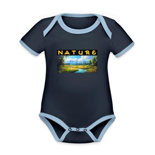 Nature: Season of Bloom - Organic Contrast SS Baby Bodysuit