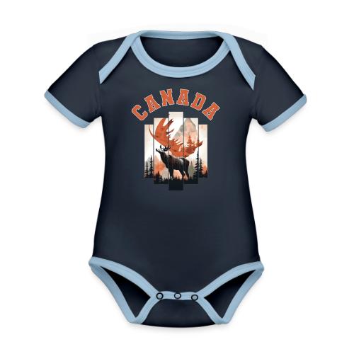 Great Canadian Outdoors - Organic Contrast SS Baby Bodysuit