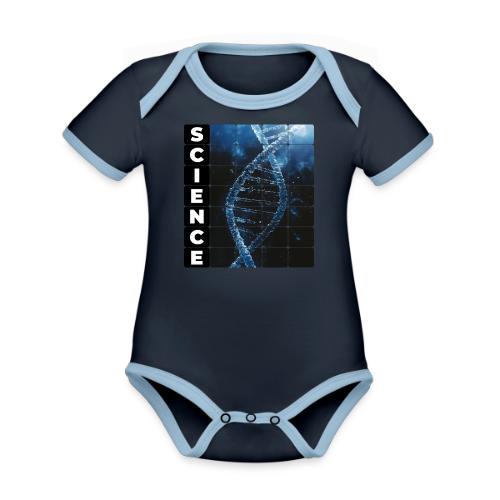 Frozen Code of Science - Organic Contrast SS Baby Bodysuit