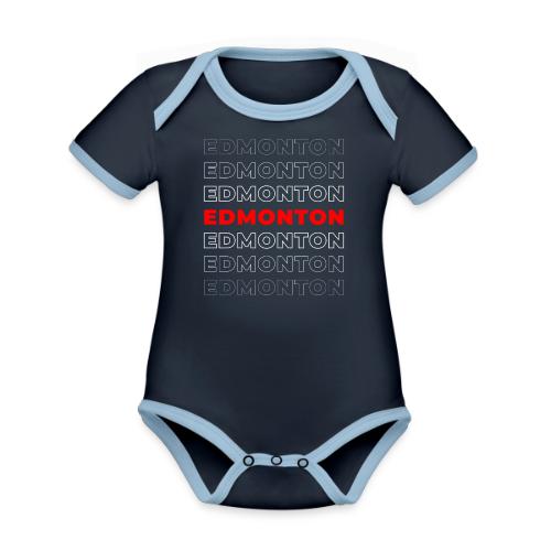Edmonton Echo - Organic Contrast SS Baby Bodysuit