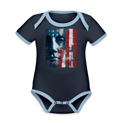 American Echoes - Organic Contrast SS Baby Bodysuit