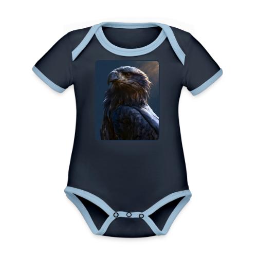 Majestic Eagle Cinematic Portrait Design - Organic Contrast SS Baby Bodysuit