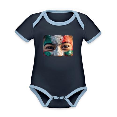 Colors of México - Organic Contrast SS Baby Bodysuit