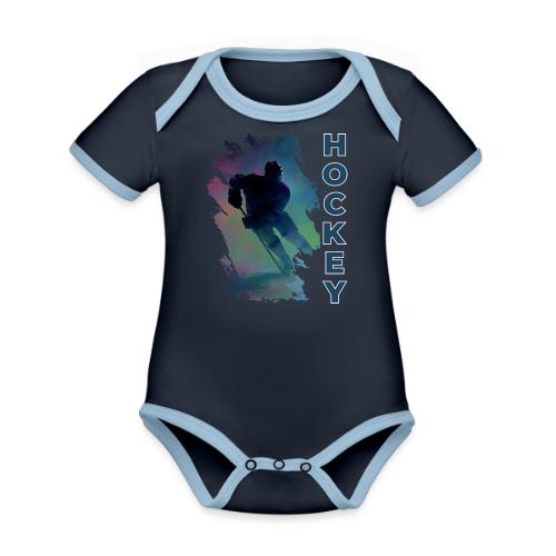 Hockey Pulse - Organic Contrast SS Baby Bodysuit