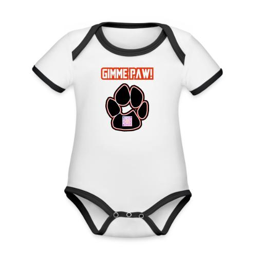 Jack-Jack’s Paw (Proceeds go to ASPCA!) - Organic Contrast SS Baby Bodysuit