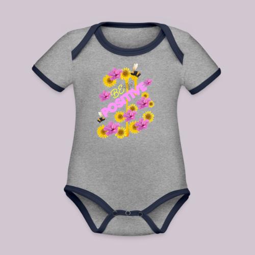 BE Positive - Organic Contrast SS Baby Bodysuit