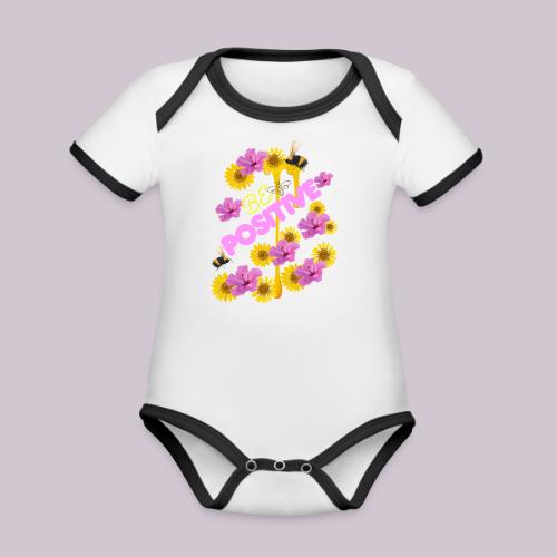 BE Positive - Organic Contrast SS Baby Bodysuit