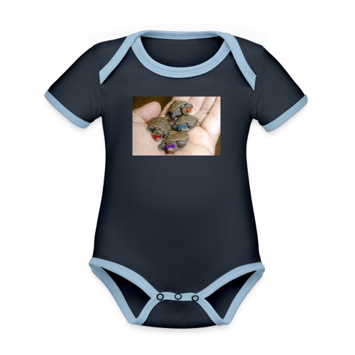 fly2rich - Organic Contrast SS Baby Bodysuit