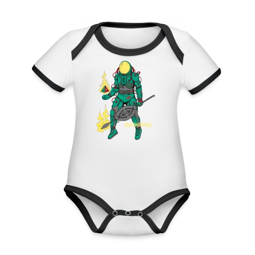 Afronaut - Organic Contrast SS Baby Bodysuit