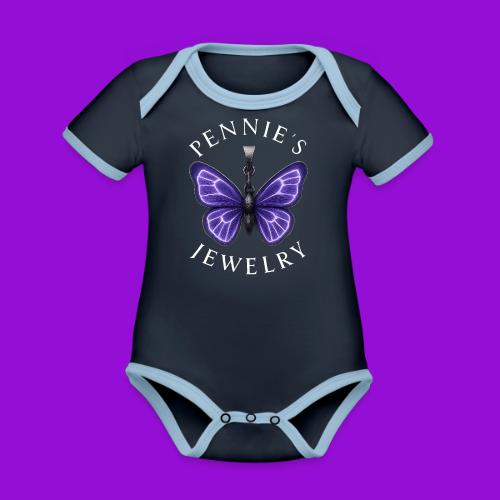 Pennie's Jewelry - Organic Contrast SS Baby Bodysuit