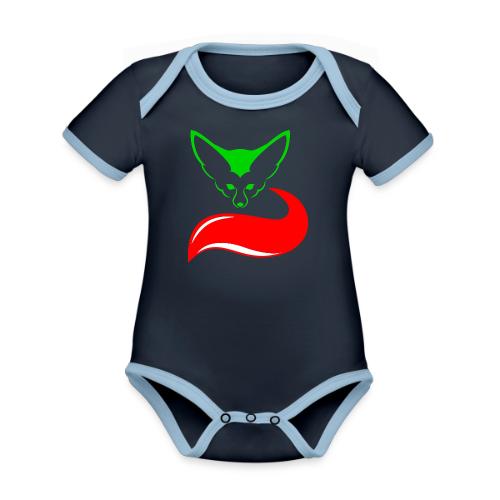The Fennec, the Desert Fox of Algeria - Organic Contrast SS Baby Bodysuit