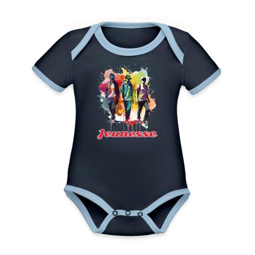 Eternal Youth - Organic Contrast SS Baby Bodysuit