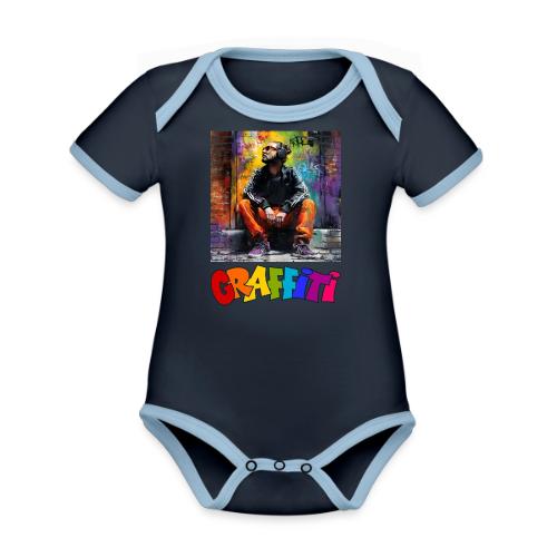 Graffiti: Urban Art - Organic Contrast SS Baby Bodysuit