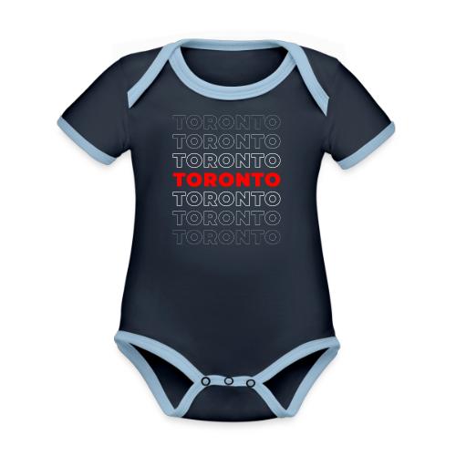 Toronto Type - Organic Contrast SS Baby Bodysuit